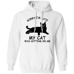 Sorry I’m late my cat was sitting on me shirt