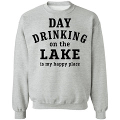 Day drinking on the lake is my happy place shirt