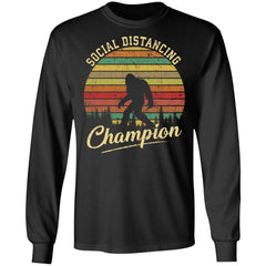 Bigfoot Social Distancing Champion shirt