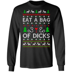 Eat a bag of dicks Christmas sweater