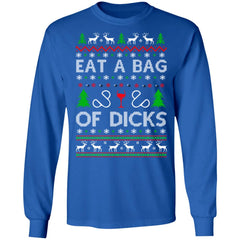 Eat a bag of dicks Christmas sweater