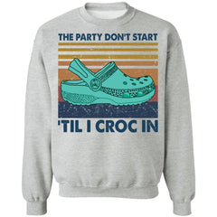 The party don’t start ’til I croc in shirt