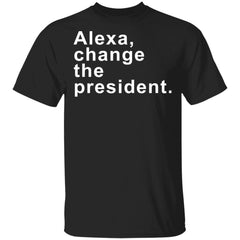 Alexa change the president shirt