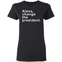 Alexa change the president shirt