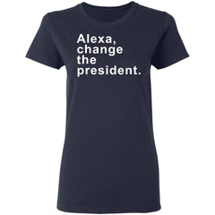 Alexa change the president shirt