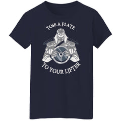 Toss a plate to your lifter shirt