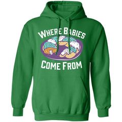 Cake where babies come from shirt