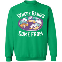 Cake where babies come from shirt