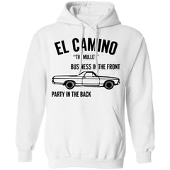 Car el Camino the mullet business in the front party in the back shirt