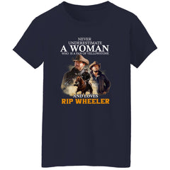 Never Underestimate A Woman Who Is A Fan Of Yellowstone Shirt