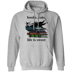 Book cats life is sweet shirt