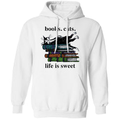 Book cats life is sweet shirt