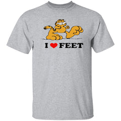 I love feet garfield shirt