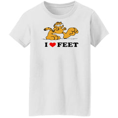 I love feet garfield shirt